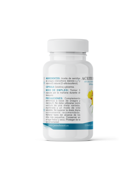 Aceite de Onagra cápsulas - Bienestar hormonal