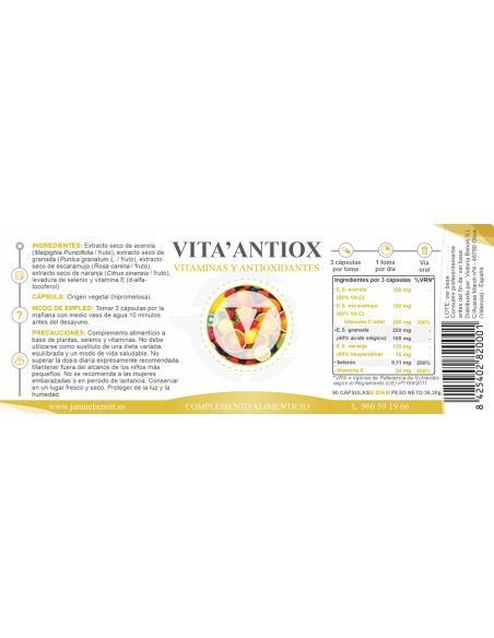 Vita'Antiox - Vitamina C vegetal