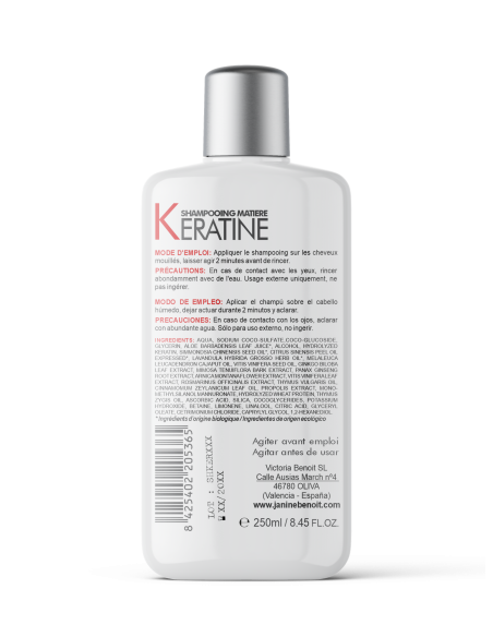 Keratina champú natural - Cuidado Capilar