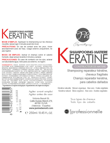 Keratina champú natural - Cuidado Capilar