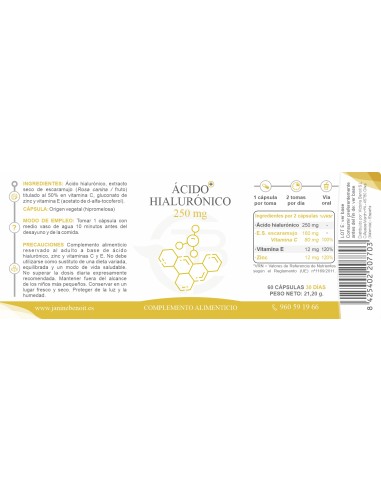 Ácido Hialurónico+ Bienestar Articular y Belleza