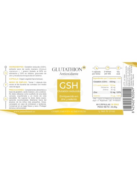 Glutathion+ Antioxidante Natural