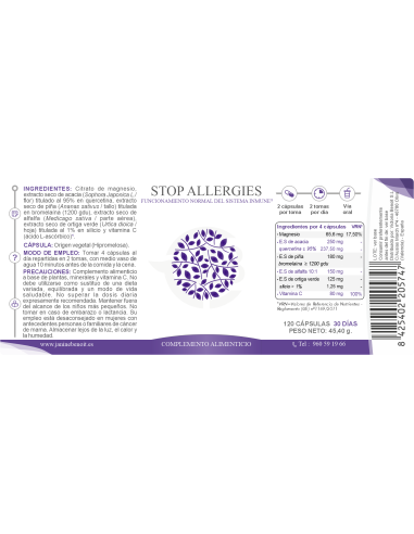 Stop Allergies - Cambio de estación