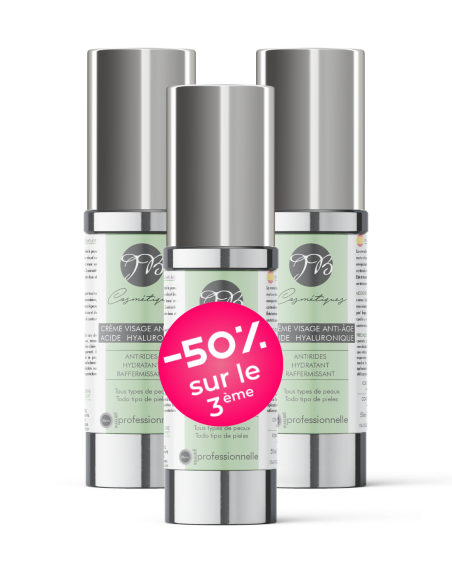 JB Cosmetiques - Crema facial con Ácido Hialurónico