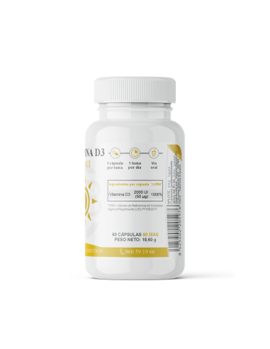 Vitamina D3 Cápsulas