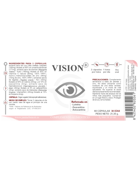 Vision+ cápsulas