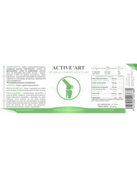 Active'Art - Confort Articular y Muscular