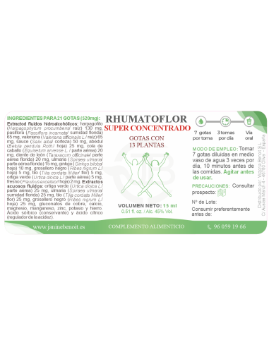 Rhumatoflor gotas - Salud Articular