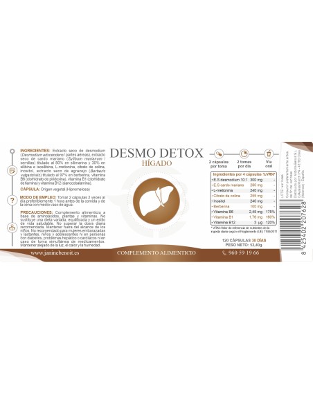 Desmo Detox- Sistema Hepático