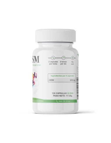 MSM - Azufre Orgánico Natural