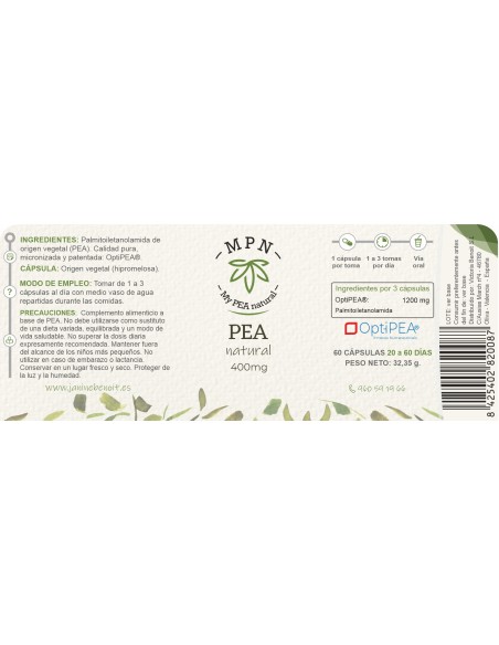 My PEA natural - Ácido Graso Natural (OptiPEA®)