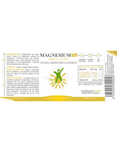 Magnesio 3 X - Sistema Nervioso