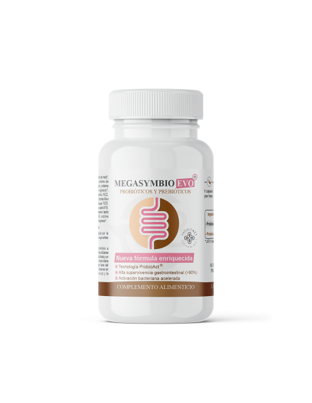 MegaSymbio Evo+ Probióticos y Prebióticos