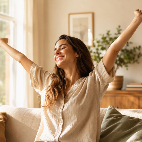 Persona activa mostrando bienestar y energ&iacute;a tras una jornada exigente